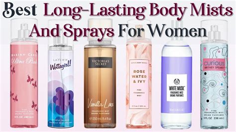 long lasting body mists.